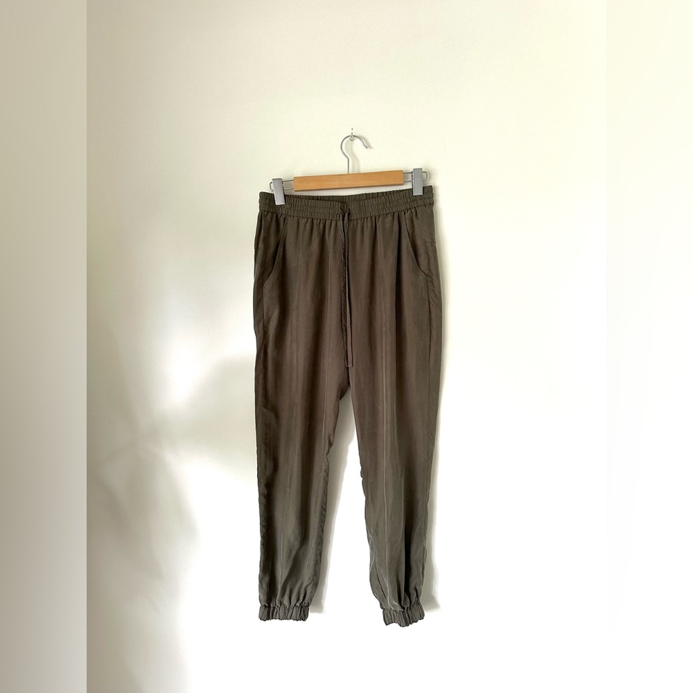 Johnny Was Alice Green Cropped Jogger pants SZ XS Scandi Girl